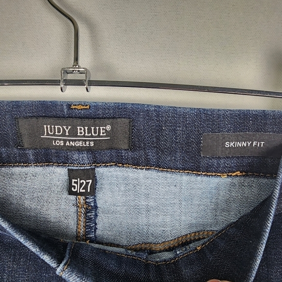 Judy Blue Dark Wash Pull On Skinny Fit Jeans SIZE 27 - Picture 5 of 6